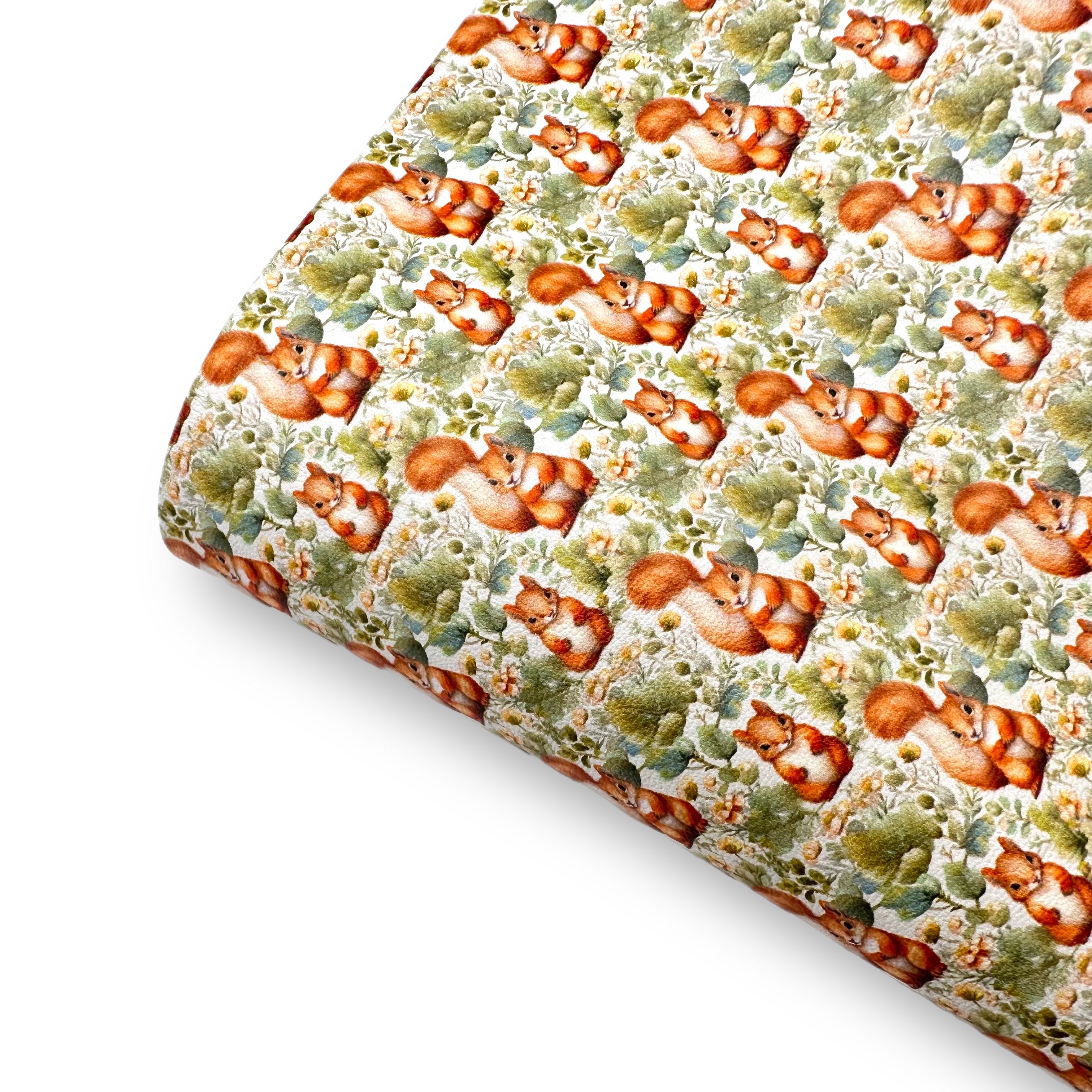 Baby Squirrel Premium Faux Leather Fabric Sheets - Eliza Henri