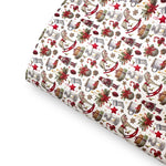Xmas Time Premium Faux Leather Fabric Sheets - Eliza Henri