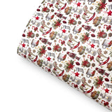 Xmas Time Premium Faux Leather Fabric Sheets - Eliza Henri