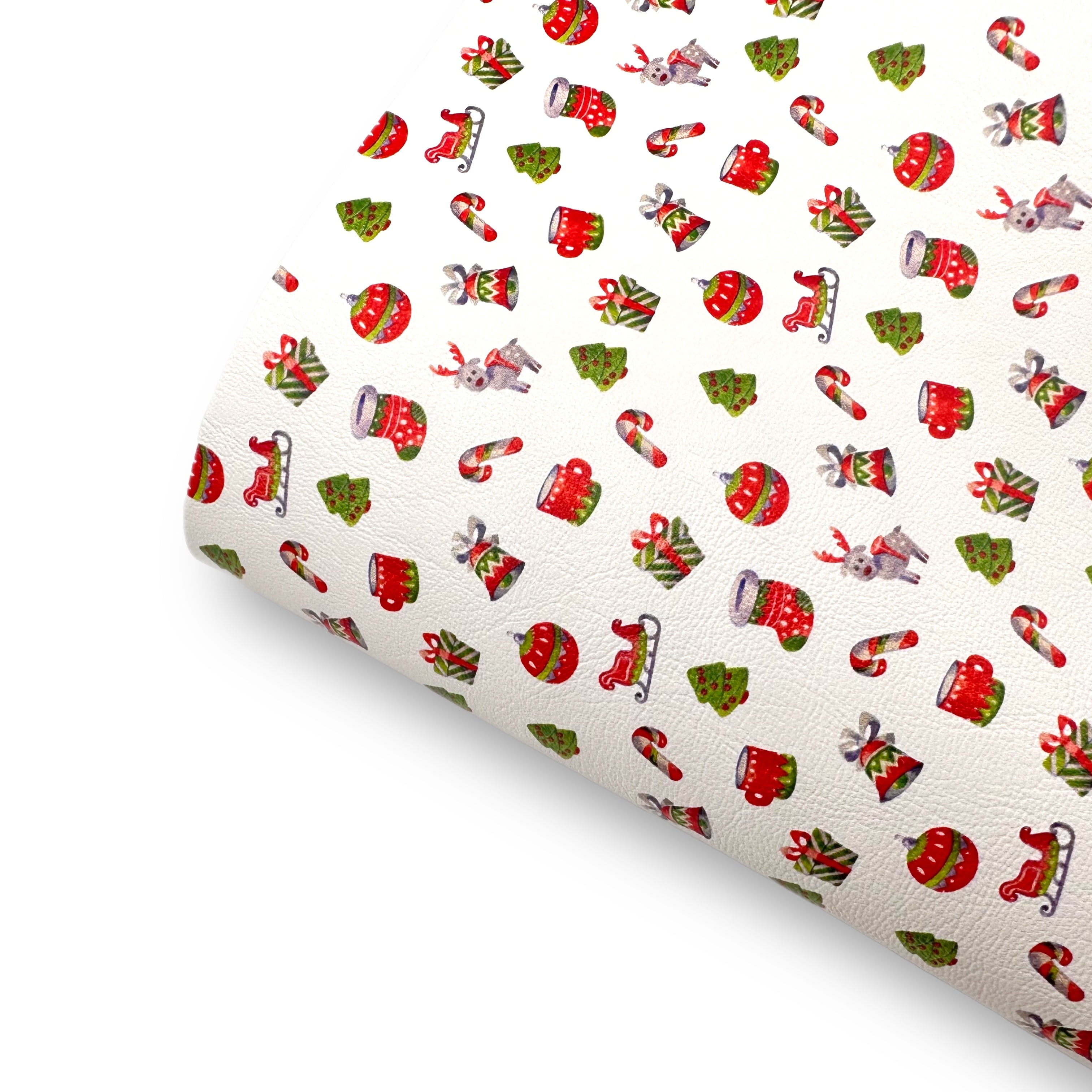 It's Christmas Premium Faux Leather Fabric Sheets - Eliza Henri