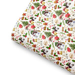 Traditional Christmas Premium Faux Leather Fabric Sheets - Eliza Henri