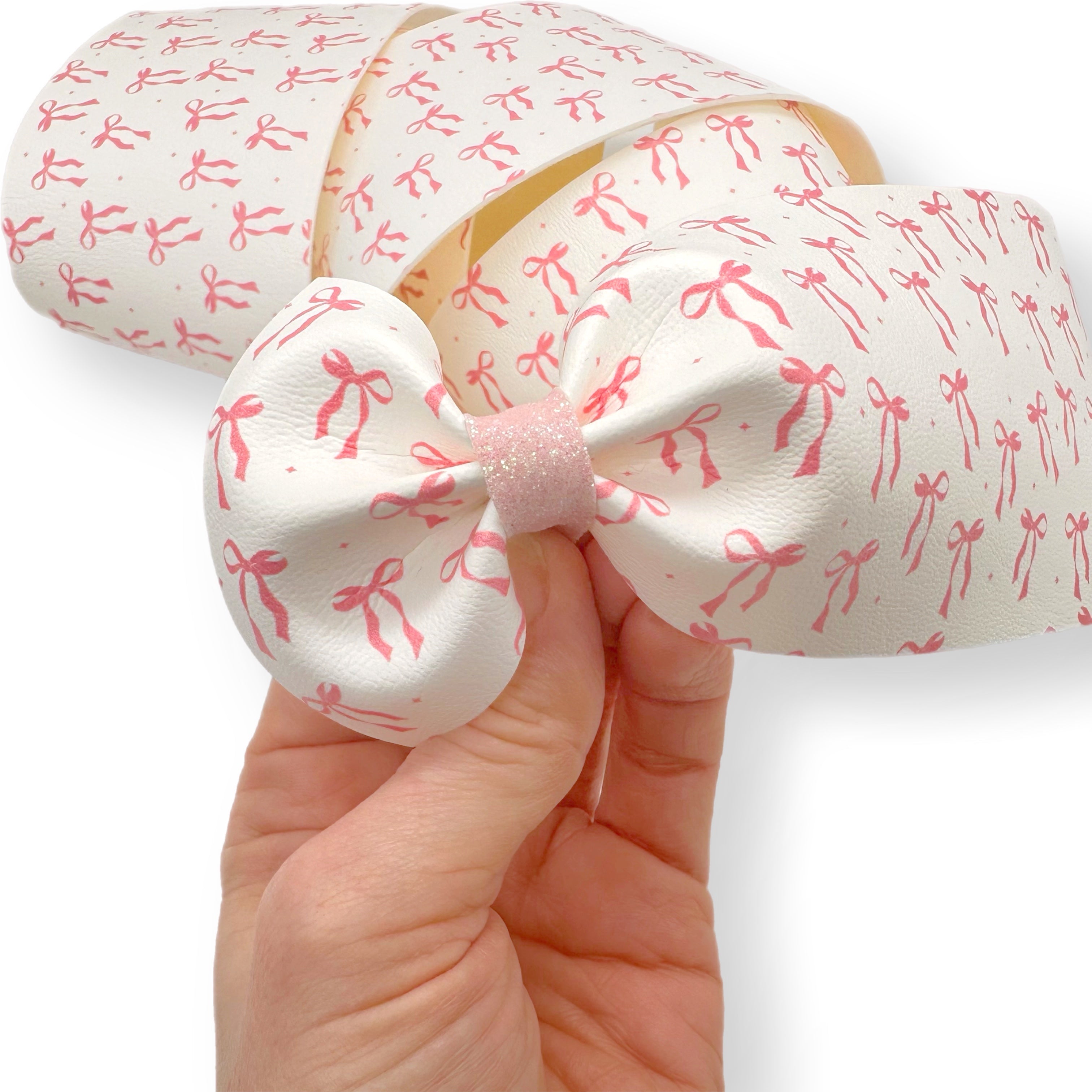 Pretty Little Coquette Bows Faux Leather Mega Bow Strips - Eliza Henri