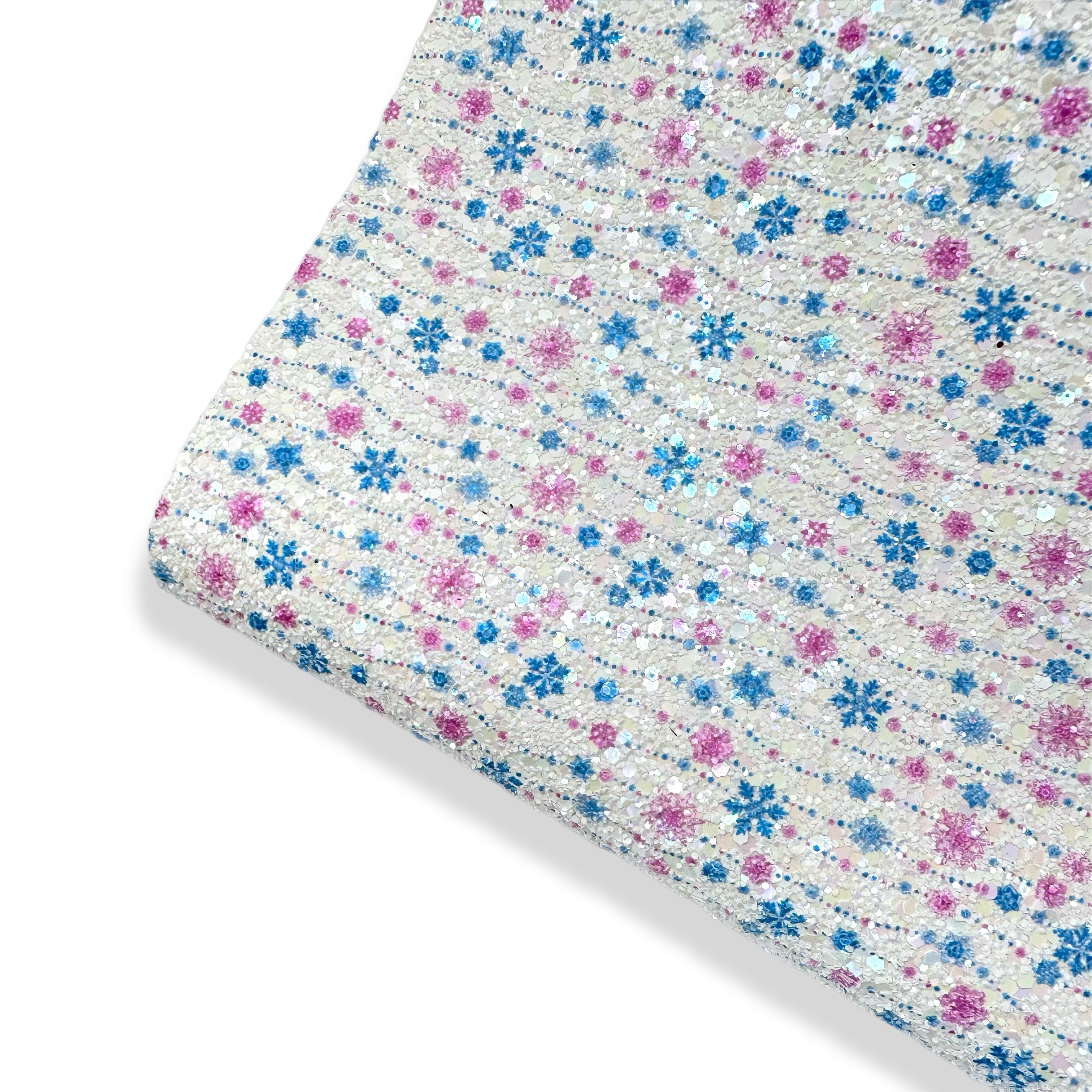 Winter Wonderland Chunky Glitter Fabric - Eliza Henri