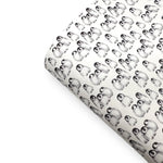 Penguin Family Premium Faux Leather Fabric Sheets - Eliza Henri