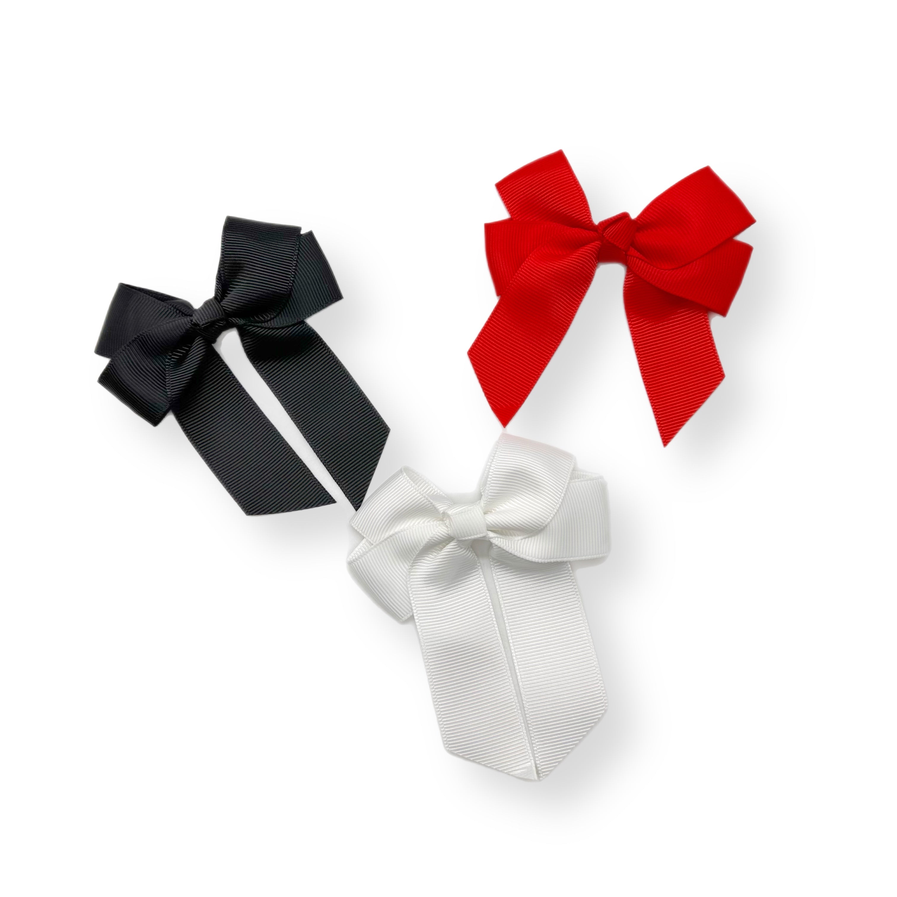 Grosgrain Ribbon Hair Bows 4” - Eliza Henri