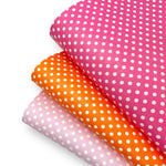 Party Polka Dots Premium Faux Leather Fabric - Eliza Henri