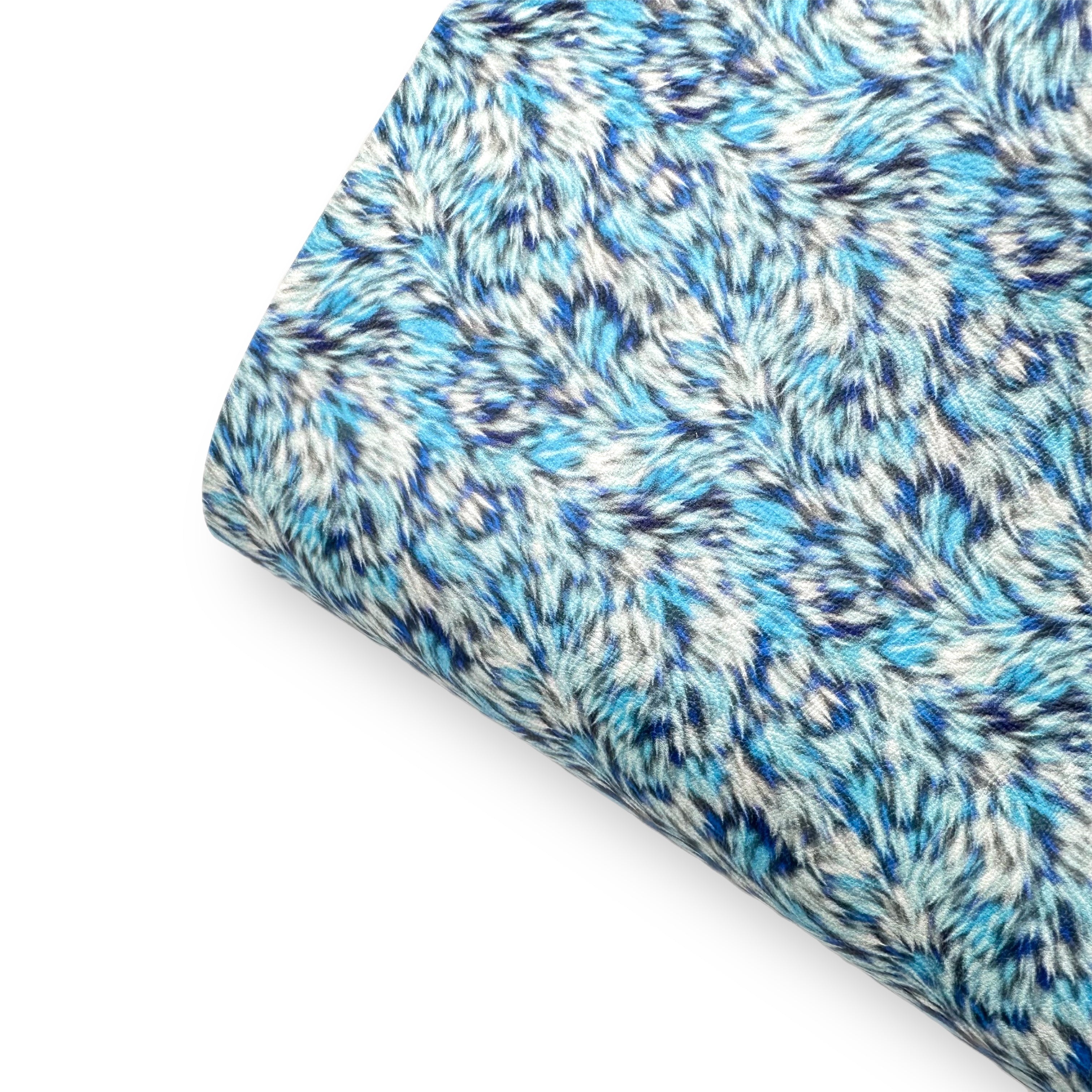Eskimo Fluff Effect Premium Faux Leather Fabric Sheets - Eliza Henri