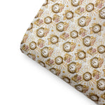Tick Tock its nearly midnight Premium Faux Leather Fabric Sheets - Eliza Henri