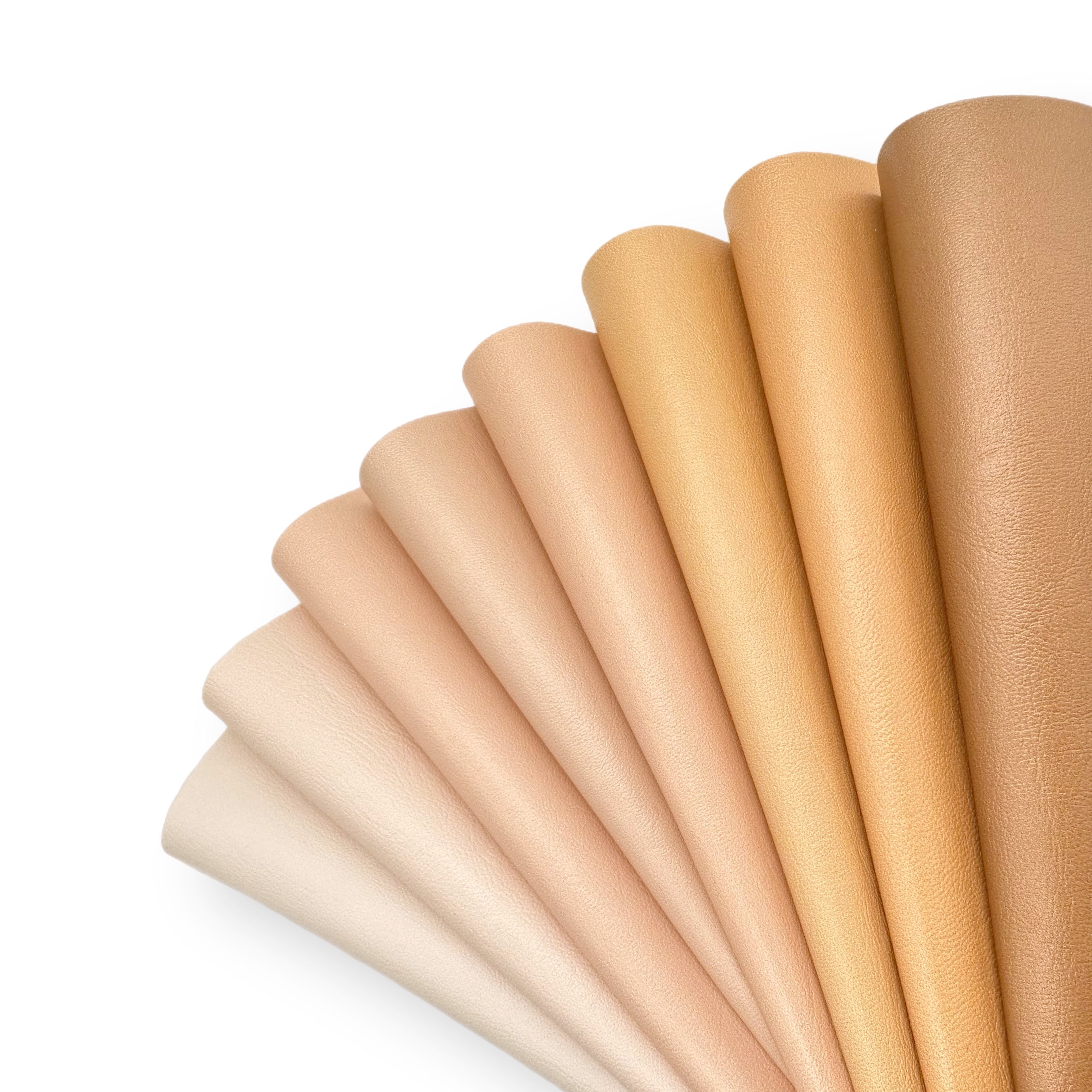 Skin Tones Premium Faux Leather Fabric - Eliza Henri