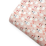 Snowman Party Premium Faux Leather Fabric Sheets - Eliza Henri