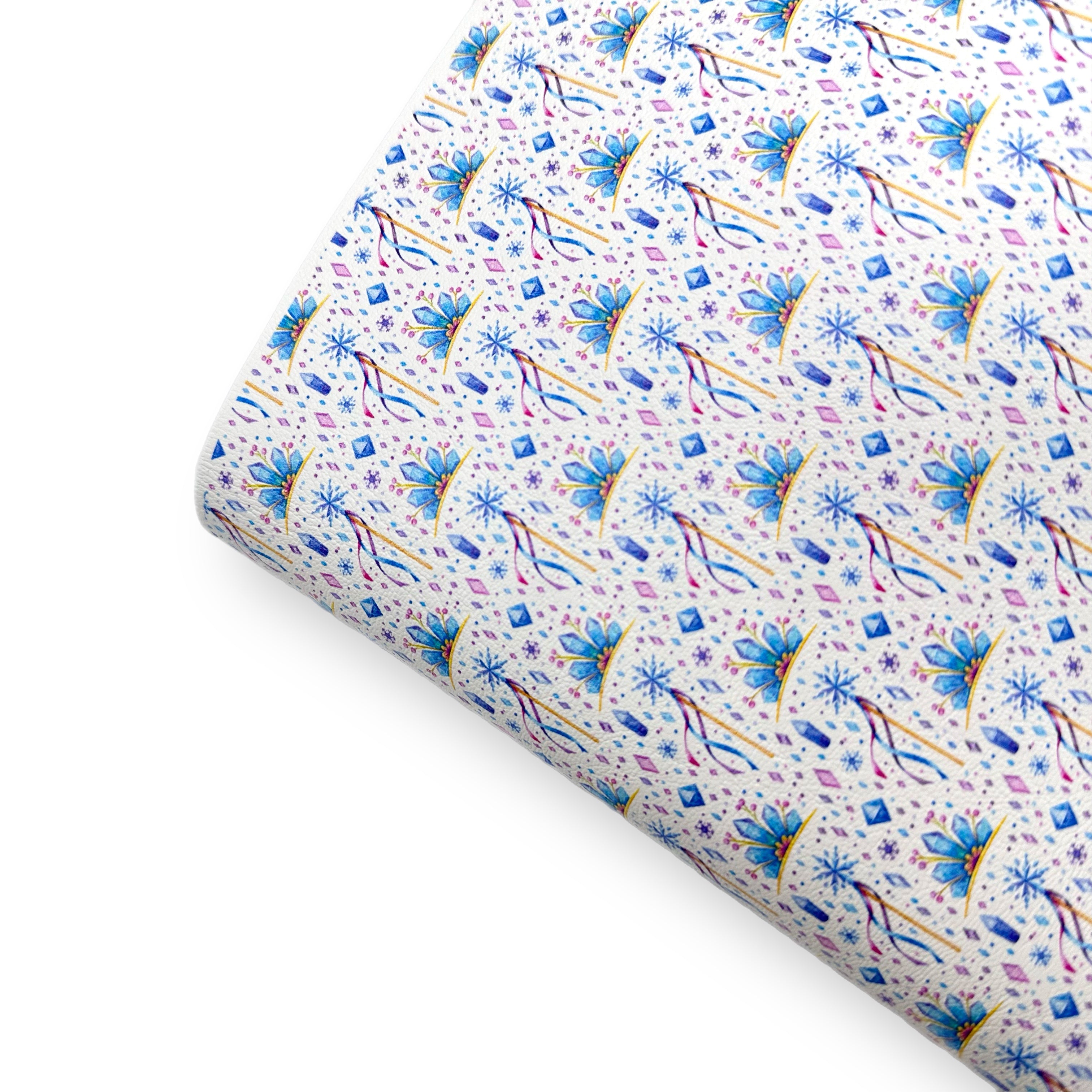 Ice Princess Premium Faux Leather Fabric Sheets - Eliza Henri