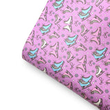 Ice Skater Premium Faux Leather Fabric Sheets - Eliza Henri