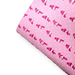 Little Miss Snowgirl Premium Faux Leather Fabric Sheets - Eliza Henri