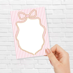 PRETTY COQUETTE RIBBON BOW DISPLAY CARDS - PACK OF 4 - Eliza Henri
