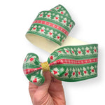 Xmas Jumper | Faux Leather Mega Bow Strips - Eliza Henri