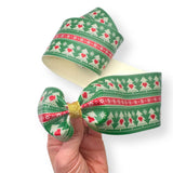 Xmas Jumper | Faux Leather Mega Bow Strips - Eliza Henri