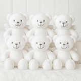 BULK PACKS- MUMBLES WHITE ANGEL BEAR- PACK OF 6 - Eliza Henri