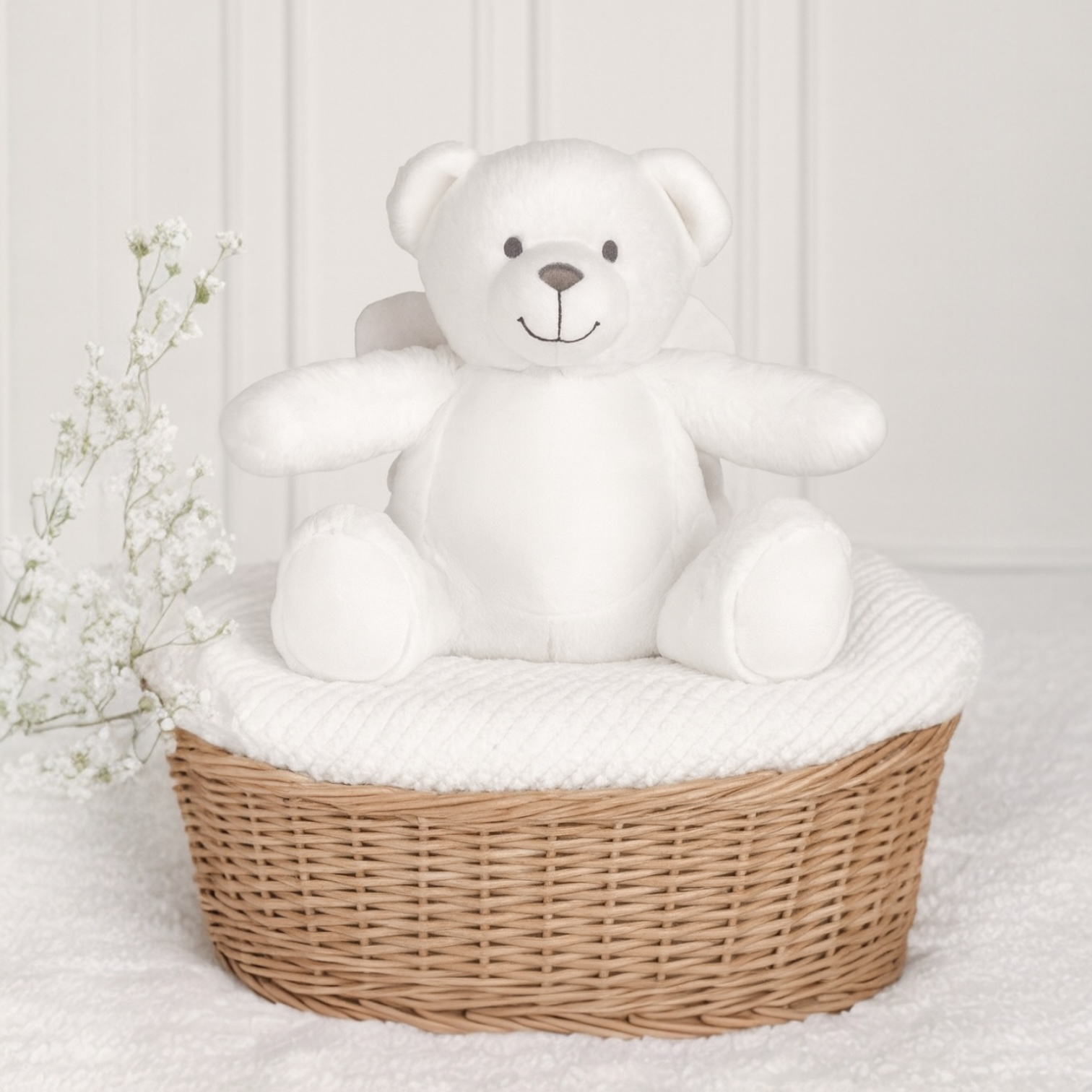 MUMBLES WHITE ANGEL BEAR - Eliza Henri