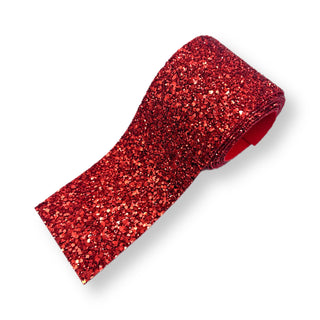 Little Red | Core Colour Chunky Glitter Mega Bow Strips - Eliza Henri