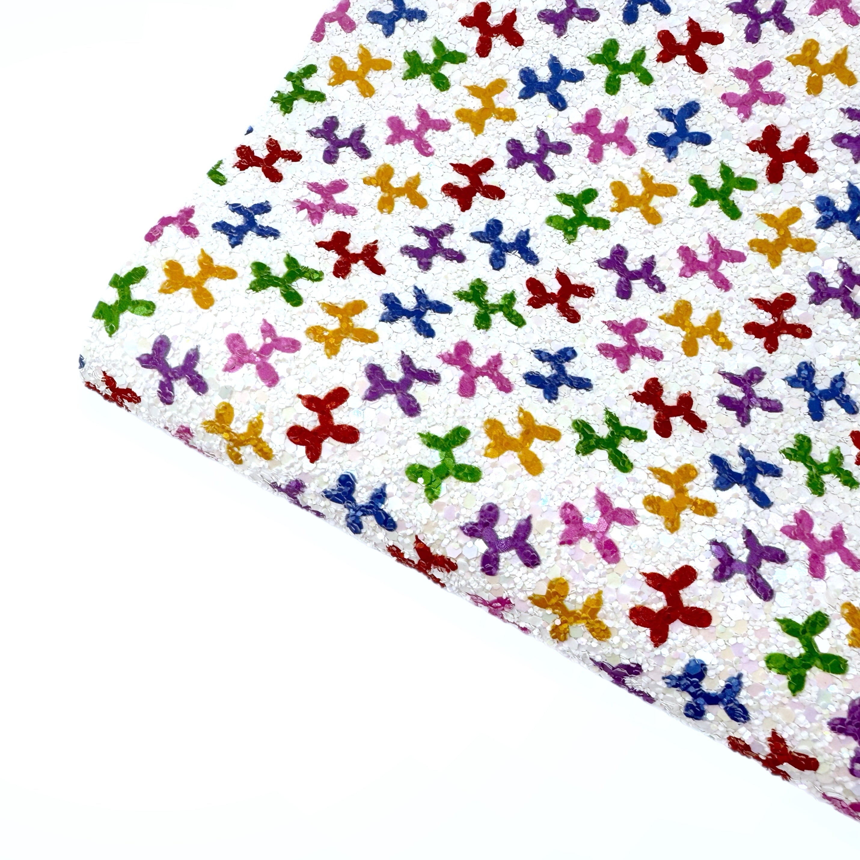 Limited Edition Party Balloons Chunky Glitter Fabric - Eliza Henri