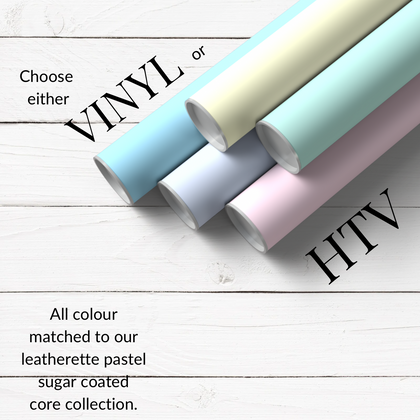 PASTEL CORE COLOURED HTV & SELF ADHESIVE VINYL - Eliza Henri