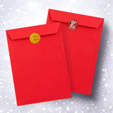 Red Santa Seal Stickers ONLY