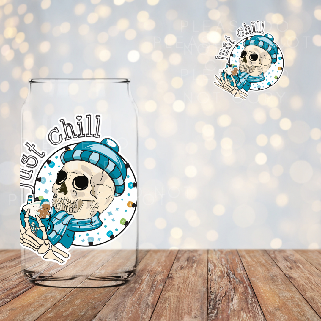 Just Chill Vinyl Decal 9cm - Eliza Henri