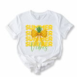 DTF TRANSFER - SUMMER VIBES- PINEAPPLE BOWS - Eliza Henri