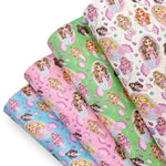 Arielle Dolly Mermaids Premium Faux Leather Fabric- 4 colours - Eliza Henri