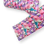 3D Seashells Faux Leather Mega Bow Strips - Eliza Henri