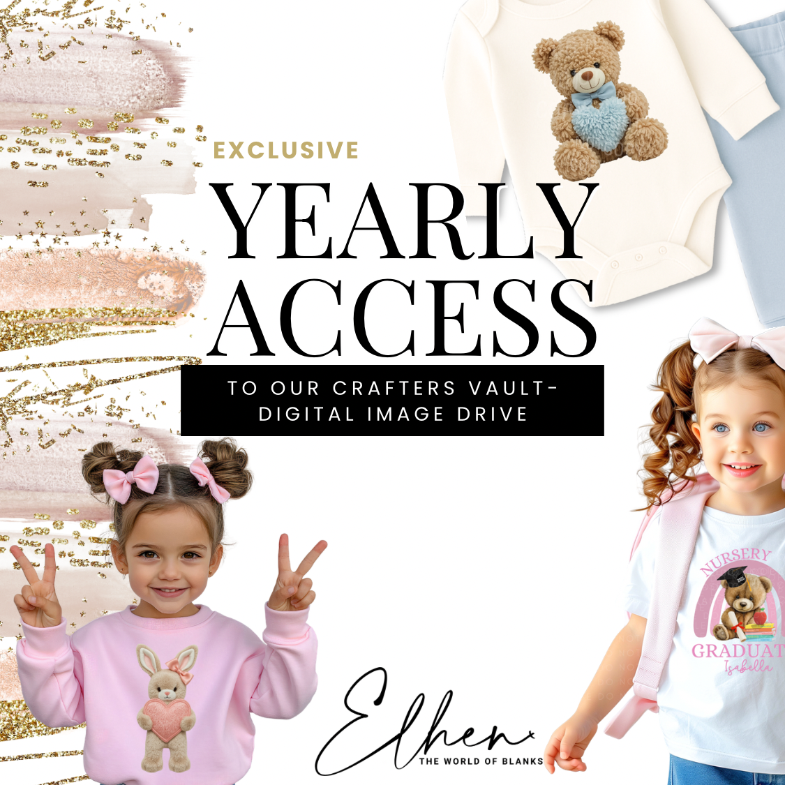 THE CRAFTER’S VAULT- DIGITAL IMAGE DRIVE- YEARLY ACCESS PASS - Eliza Henri