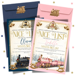 Express Train Shaped North Pole Official Wax Seal Effect Solvent Stickers - Eliza Henri