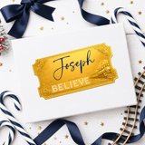Christmas Train Golden Tickets- Magnetic Box Toppers