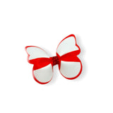 England Flag Butterfly Pinch Bows DIY Cut Out Faux Leather Fabric Sheets - Eliza Henri