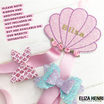 Make your own Bow Holder- DIY Mermaid Shell Bow Holder Felties - Eliza Henri