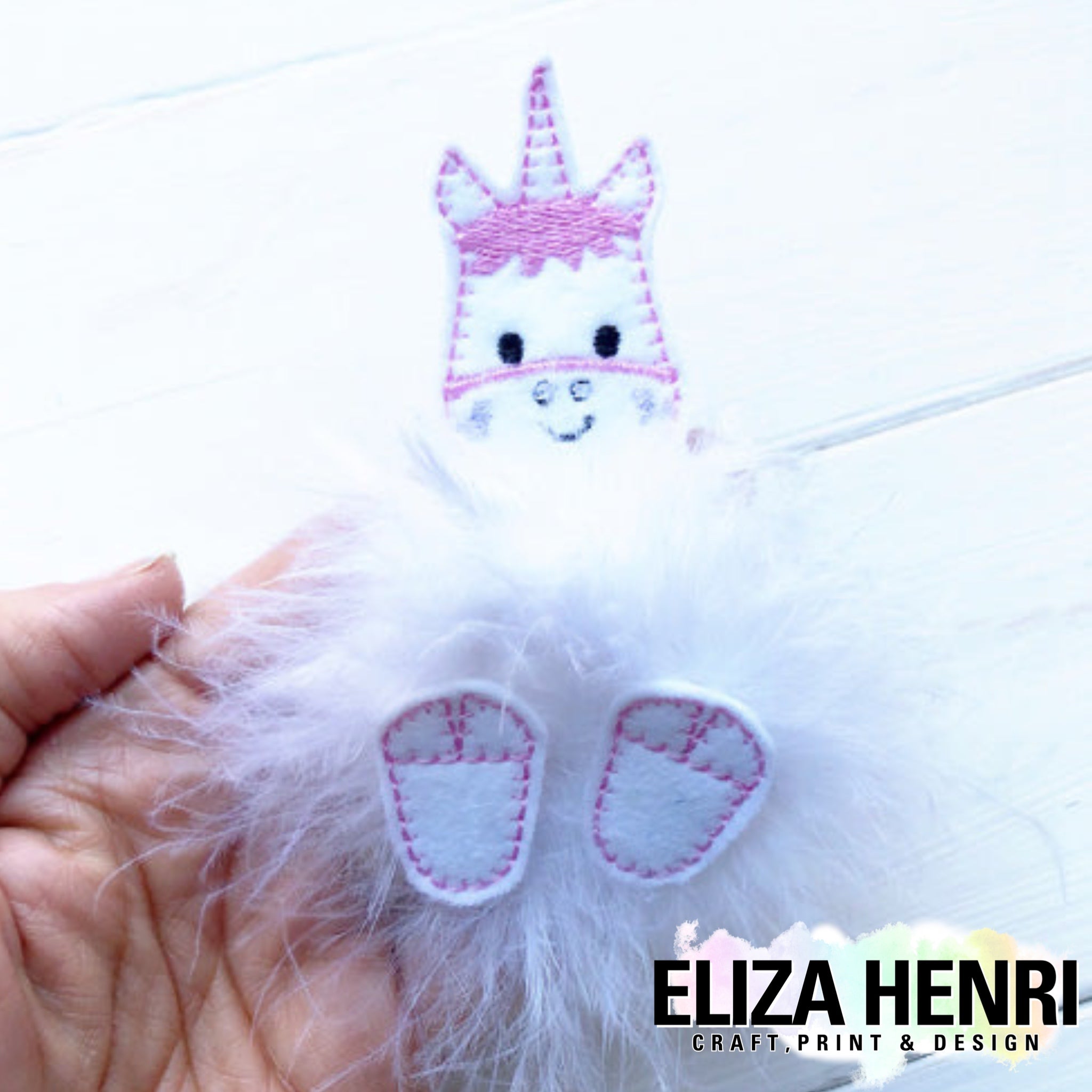 Upsy Unicorn- Fluffy Fur Baby Felties - Eliza Henri