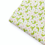Little Caterpillar Premium Faux Leather Fabric