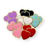 Heart Shaped Chenille Patches - Eliza Henri
