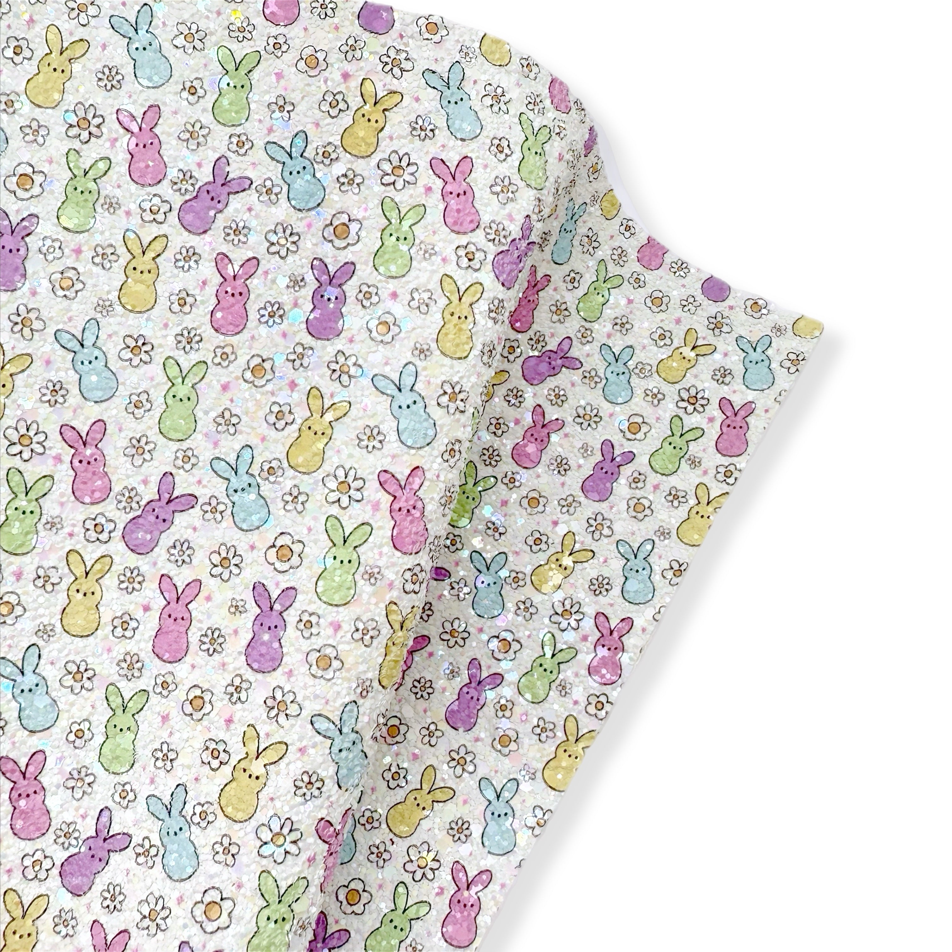 LIMITED EDITION BUNNY PEEPS CHUNKY GLITTER FABRIC - Eliza Henri