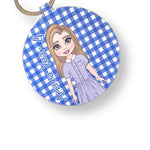 School Summer Dress Gingham Bag Tags Hand Cut Outs - Eliza Henri