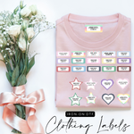 Girls Custom DTF Name Clothing Labels- Iron On Transfers - Eliza Henri