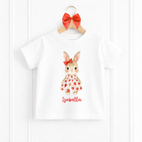 DTF TRANSFER - STRAWBERRY BUNNY- CUSTOM DTF - Eliza Henri
