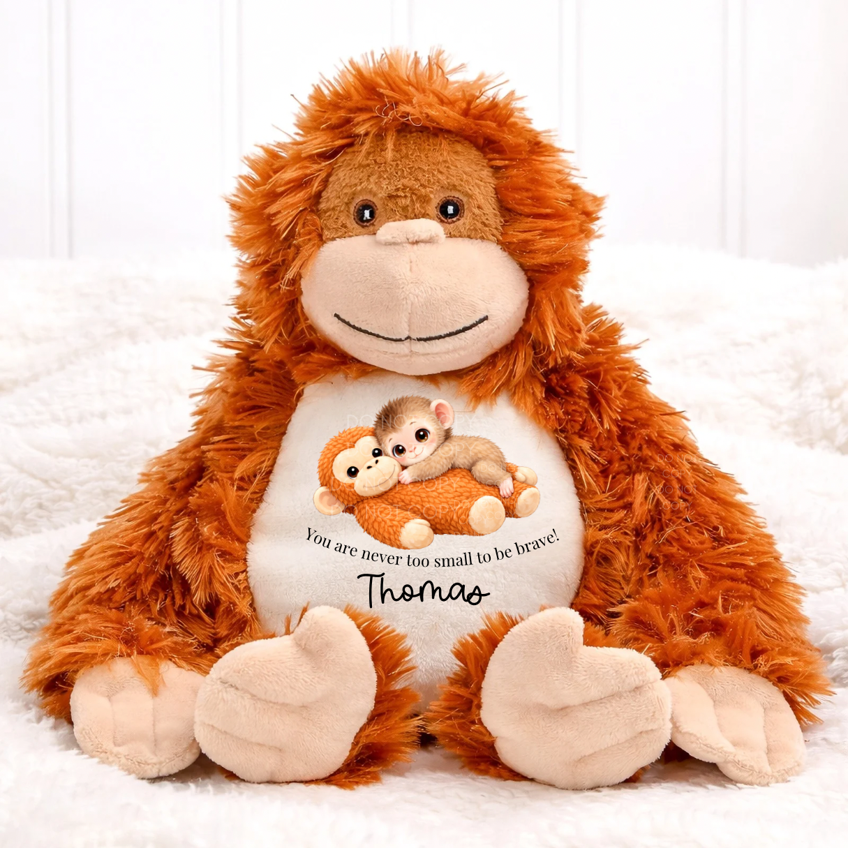 CUSTOM DTF TRANSFER - (MUMBLES) BRAVE LITTLE MONKEY DTF - Eliza Henri
