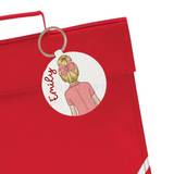 SUMMER DRESS DOLLY GINGHAM BAG TAGS- DIY CUT OUT