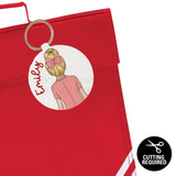 SUMMER DRESS DOLLY GINGHAM BAG TAGS- DIY CUT OUT