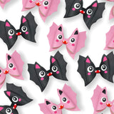 BETTY & BATTIE BAT FAUX LEATHER DIY HAIR BOW LOOPS & CRAFT CUTOUT SHEETS