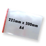 Clear A4 Cellophane Bags