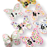 Spring Floral Butterfly Pinch Bows DIY Cut Out Faux Leather Fabric Sheets - Eliza Henri