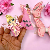 3D MAKE A WISH FAIRY DOLLY PINK 3.5” | DIY HAIR BOW LOOP CUTOUTS - Eliza Henri