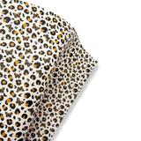 WHITE BUTTERFLY LEOPARD PREMIUM FAUX LEATHER FABRICS